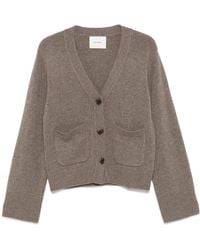 Lisa Yang - Danni V-Neck Patch-Pocket Cardigan - Lyst