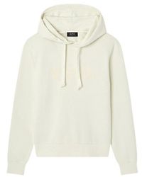 A.P.C. - Drawstring Hooded Sweatshirt - Lyst