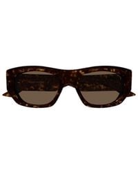 McQueen - Eyewear Rectangle Frame Sunglasses - Lyst