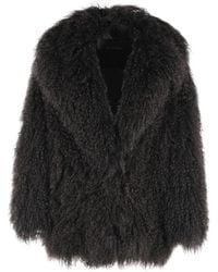 Blancha - Long-Sleeve Plush Jacket - Lyst