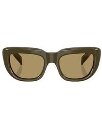Prada - Eyewear Cat Eye Frame Sunglasses - Lyst