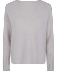 Antonelli - Boat-Neck Alpaca Sweater - Lyst