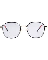 Gucci - Eyewear Round-Frame Glasses - Lyst