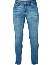 BOSS - Lightblue Wash Denim Jeans - Lyst