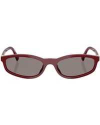 Miu Miu - Eyewear Oval-Frame Sunglasses - Lyst