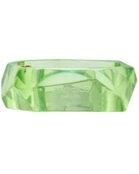 Jimmy Choo - Faceted Logo Bracelet - Lyst