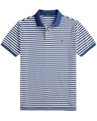 Polo Ralph Lauren - Striped Pique Polo Shirt - Lyst