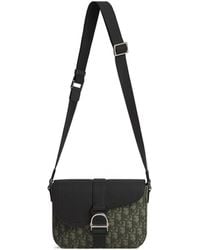 Dior - Heritage Saddle Flap Messenger Bag - Lyst