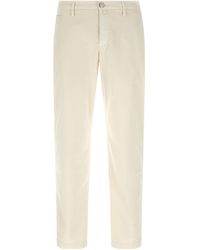 Jacob Cohen - Logo Plaque Straight-Leg Trousers - Lyst