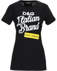 Dolce & Gabbana - Solid Color Short-Sleeve T-Shirt - Lyst