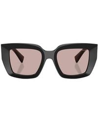 Miu Miu - Eyewear Square Frame Sunglasses - Lyst