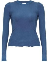 Alaïa - Alaïa Ribbed Knit Top - Lyst