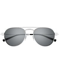 Saint Laurent - Eyewear Aviator Frame Sunglasses - Lyst