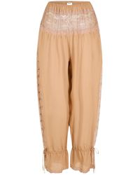 Saint Laurent - Stylish Cuffed Casual Pants - Lyst