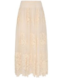 Zimmermann - Luna Lace Maxi Skirt - Lyst