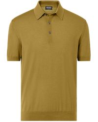 ZEGNA - Short-Sleeve Polo Shirt - Lyst