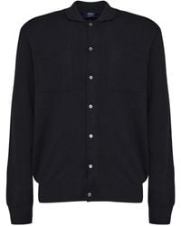 Fedeli - Button-Up Cardigan Sweater - Lyst