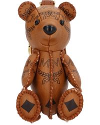 MCM - Stitch Detailed Bear Shape Keychain - Lyst
