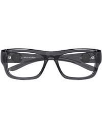 Balenciaga - Eyewear Rectangle Frame Glasses - Lyst