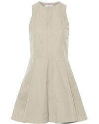 Ami Paris - Short Dress With Hidden Tab - Lyst