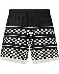 Amiri - Checked Mesh Shorts - Lyst