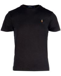 Polo Ralph Lauren - Logo Embroidered Crewneck T-Shirt - Lyst