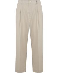 BOSS - Elastic-Waist Wool Pants - Lyst