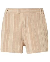 Fendi - Terry Ff Jacquard Swim Shorts - Lyst
