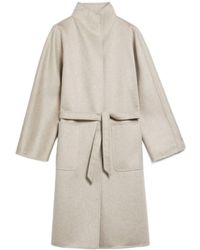 Max Mara - Lilia Belted Long-Sleeved Coat - Lyst