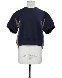 Sacai - Short Sleeve Panelled T-Shirt - Lyst