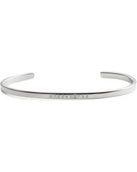 MM6 by Maison Margiela - Numeric Minimal Signature Cuff Bracelet - Lyst