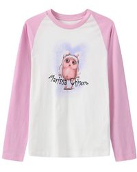 Marissa Chiara - Crew Neck T-Shirt - Lyst