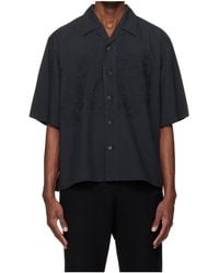Homme Plissé Issey Miyake - Embroidered Embossed Shirt - Lyst