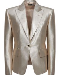 Tom Ford - Single Breasted Tailored Blazer - Lyst