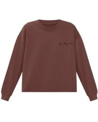 MM6 by Maison Margiela - Raw Edge Logo Sweatshirt - Lyst