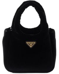 Prada - Padded Velvet Mini Handbag - Lyst