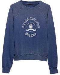 Prada - Cotton Fleece Sweatshirt - Lyst