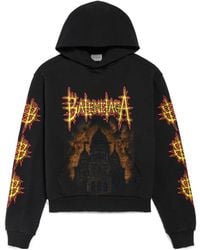 Balenciaga - Graphic Medium Fit Hoodie - Lyst