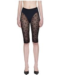 Marine Serre - Moon Diamant Slim Fit Shorts - Lyst