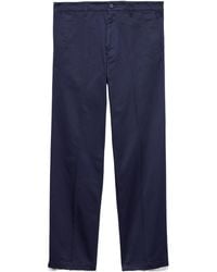 Prada - Tapered Chino Pants - Lyst
