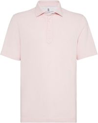 Brunello Cucinelli - Short-Sleeved Polo Shirt - Lyst