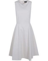 Ralph Lauren - Sleeveless A-Line Midi Dress - Lyst