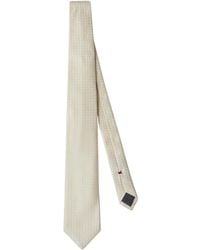 Brunello Cucinelli - Patterned Jacquard Pointed Tip Tie - Lyst