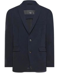 Rrd - Midnight Stretch Polyester Blazer - Lyst