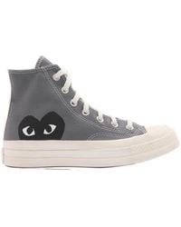 COMME DES GARÇONS PLAY - Logo High-Top Sneakers - Lyst