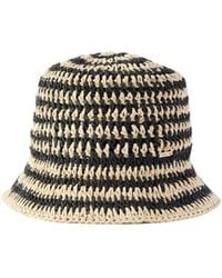 Eugenia Kim - Jonah Striped Straw Bucket Hat - Lyst
