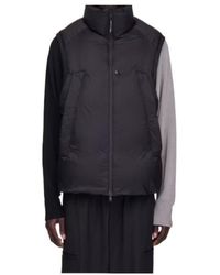 Y-3 - Stand-Up Collar Puffer Vest - Lyst