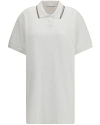 Alexander Wang - T By Short-Sleeved Polo Mini Dress - Lyst