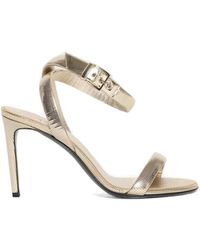 Alaïa - Alaïa Buckled Heeled Sandals - Lyst