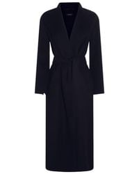 Max Mara - Belted Wrap Single Breasted Coat - Lyst